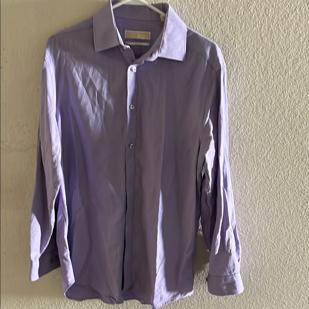MICHAEL Michael Kors Purple Dress Shirt Classic Design